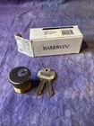 Baldwin Brass Mortise Lock Cylinder 8324.151 Antique Nickel Keys Open. Price: $34.99.