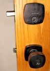 Kwikset Signature Arroyo Keyed Entry Knob Deadbolt Matte Black 991AYKMDT514 #9B2 Open. Price: $21.99.