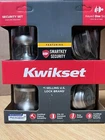 Kwikset Signature Juno Satin Nickel Smartkey Exterior Deadbolt Door Knob Pack New. Price: $51.99.