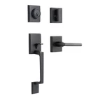 Kiayaci Front Door Lock Black Handle Sets With Dea... New. Price: $54.09.
