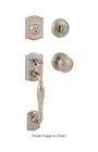 Baldwin Prestige Wesley Satin Nickel Handleset Alcott Smartkey Entry Round Knob Used. Price: $100.00.