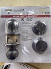 Universal Hardware Keyed Entry Door Knob And Deadbolt Set Matte Black UH40106 New. Price: $50.00.