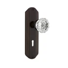 Nostalgic Warehouse 703837 Timeless Bronze Deco Plate Mortise Crystal Glass Knob New. Price: $129.99.