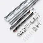 NUK3Y Soft Close Concealed Sliding Barn Door Hardware - 42" Track New. Price: $174.99.