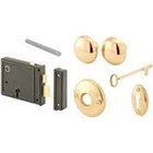 Prime-line 2478 Lockset, Skeleton Key, Brass, 3-3/8 Backset New. Price: $42.77.
