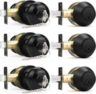 Probrico Entry Door Knobs Lock Set And Single Cylinder Deadbolt Combination S... New. Price: $58.75.