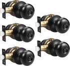 Gobekor 5 Pack Matte Black Privacy Door Knob(keyless), New. Price: $56.76.