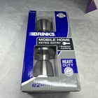 Mobile Home Keyed Entry Door Knob Brinks Silver Finish Bell Style# 2710-105 New. Price: $14.99.