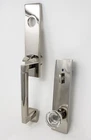 Emtek Hercules Smooth Tubular Keyed Entry Handle Set Lowell Knob Polished Nickel New. Price: $274.99.