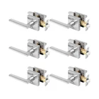 6 Pack Passage Door Keyless Closet Handles Interior Wave Lever Do... New. Price: $107.02.