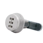 Combi-cam Combinated Lock 7850R Large Chrome Keyless 3-DIAL Pick... New. Price: $54.24.