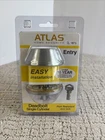 Atlas Home Security Deadbolt Single Cylinder Satin Chrome New. Price: $9.99.
