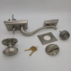 Schlage Addison Single Cylinder Handleset Siena Knob, Satin Nickel Used. Price: $21.90.