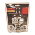Kwikset Hollis Keyed Entry Door Lever Double Cylinder Deadbolt Satin Chrome Open. Price: $27.81.