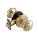 Gold Interior Door Knobs, Heavy Duty With Lock, Seashell ... New. Price: $23.72.