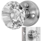 Balin Designs Silver Crystal Door With Lock, Glass Knobs Interior Priv New. Price: $58.66.
