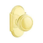 Emtek 8108NWUS3NL Passage, #8 Rosette, Norwich Knob, Unlacquered Brass Open. Price: $110.50.