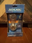 Schlage Satin Nickel Dead Bolt Keyed Two Sides Door Lock B362N V 619 New. Price: $29.00.