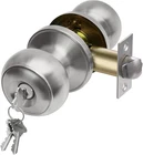 Cml Hardware Keyed Entry Door Knob Set, Entrance Lock Solid Stainless New. Price: $14.48.