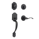Door Handle Set - Matte Black Exterior Lever For Front Office ... New. Price: $56.96.