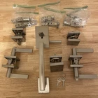Kwikset San Clemente Satin Nickel Handleset, Halifax Square Lever X3 Used. Price: $79.99.