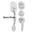 Toledo Fine Locks Cordoba Double Cylinder Satin Nickel Door Handleset Deadbolt Used. Price: $45.36.