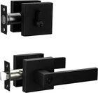 Berlin Modisch Contemporary Square Entry Lever Door Handle Padlock No Key For. Price: $35.99.