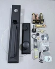 Emtek 4212PUS19 Melrose Full Plate Single Cylinder Keyed Entry Handleset - Black Open. Price: $328.32.