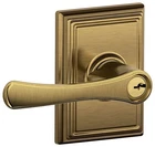 Schlage F51-VLA-ADD Avila Single Cylinder Keyed Entry Door Lever Brass New. Price: $90.04.
