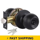 Lanwandeng Matte Black Door Knob With Lock Keys - Durable & Easy Install New. Price: $27.99.