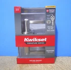 Kwikset Signature Smartkey Trafford Keyed Entry Door Handle Lock Satin Nickel New. Price: $22.99.