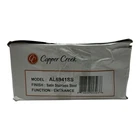 Copper Creek Entry Lever Door Handleset W/deadbolt Satin Stainless AL6941SS Open. Price: $59.95.