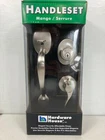 Hardware House Jemison Door Handleset Princeton Lever 14-9587 Satin Nickel 6 Way New. Price: $48.95.