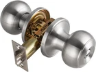 Brushed Nickel Door Knobs Interior,bath & Bed Privacy 1, New. Price: $18.01.