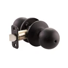 Ball Privacy Brass Door Knob In Matte Black New. Price: $38.57.