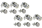 House Guard Entry Deadbolt Combo Door Knobs Locks Satin Nickel Keyed Alike New. Price: $117.50.