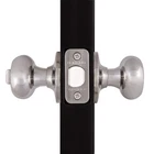 Design House Cambridge Keyed Brass Entry Door Knob In Polished Chrome/silver New. Price: $39.00.