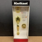 Kwikset 687DAXT 3 Smt Cp Single Cylinder - Gold New. Price: $74.99.