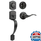 Probrico Front Door Black Handle Entry Locksets New. Price: $88.90.