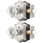 Orger Octagonal Crystal Door Knobs 2 Pack, Interior Privacy Handle For B... New. Price: $66.49.