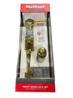 Kwikset, 95530-017, Montara, Front Door Lock Polished Brass New. Price: $109.99.