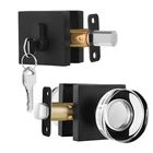 Exterior Glass Door Knob With Single Cylinder Deadbolt Lockset, Entry Crystal... New. Price: $126.13.