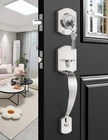 Camelot Front Door Handle Deadbolt Set, Brushed Nickel Lock Se... New. Price: $72.07.