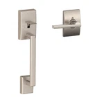 Front Entry Handleset Schlage FE285CEN619LATCEN Century Satin Nickel Latitude New. Price: $179.99.