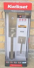 Kwikset CP818VNHXHFLSQT-15S Keyed Entry Handleset New. Price: $74.99.