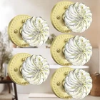 Glass Door Knobs With Lock, Gold Satin Brass Crystal Interior For Pri New. Price: $297.88.