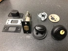 Baldwin 8031190 Traditional Brass Keyed Entry Deadbolt, Estate Satin Black Open. Price: $57.99.
