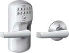 Schlage FE575 626 Plymouth Keypad Entry With Auto Lock And Elan Lever Used. Price: $39.99.