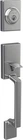Schlage JH58-SUT Sutton Exterior Only Sectional Single Cylinder Chrome New. Price: $123.02.
