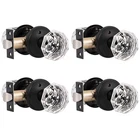 Gobrico 4 Pack Crystal Doorknobs Interior Hardware Black Finished Glass ... Open. Price: $109.45.
